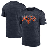 Chicago Bears Primetime Velocity Dri-FIT T-Shirt Navy | Nike for Sale