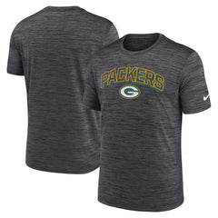 Green Bay Packers Primetime Velocity Dri-FIT T-Shirt Charcoal | Nike for Sale
