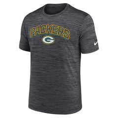 Green Bay Packers Primetime Velocity Dri-FIT T-Shirt Charcoal | Nike for Sale