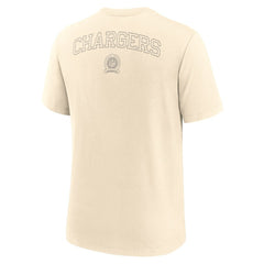 Los Angeles Chargers Glory Tri-Blend T-Shirt Cream | Nike for Sale