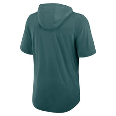 Philadelphia Eagles Lockup Tri-Blend Hoodie T-Shirt Midnight Green | Nike for Sale