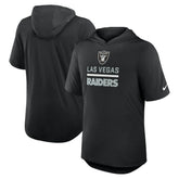 Las Vegas Raiders Lockup Tri-Blend Hoodie T-Shirt Black | Nike for Sale