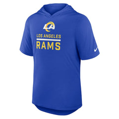 Los Angeles Rams Lockup Tri-Blend Hoodie T-Shirt Royal | Nike for Sale