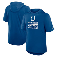 Indianapolis Colts Lockup Tri-Blend Hoodie T-Shirt Royal | Nike for Sale