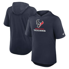 Houston Texans Lockup Tri-Blend Hoodie T-Shirt Navy | Nike for Sale