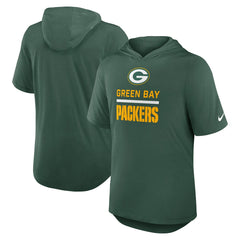 Green Bay Packers Lockup Tri-Blend Hoodie T-Shirt Green | Nike for Sale