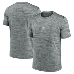 New Orleans Saints Sideline Velocity Dri-FIT T-Shirt - Gray | Nike for Sale