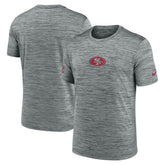 San Francisco 49ers Sideline Velocity Dri-FIT T-Shirt - Gray | Nike for Sale