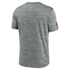 San Francisco 49ers Sideline Velocity Dri-FIT T-Shirt - Gray | Nike for Sale