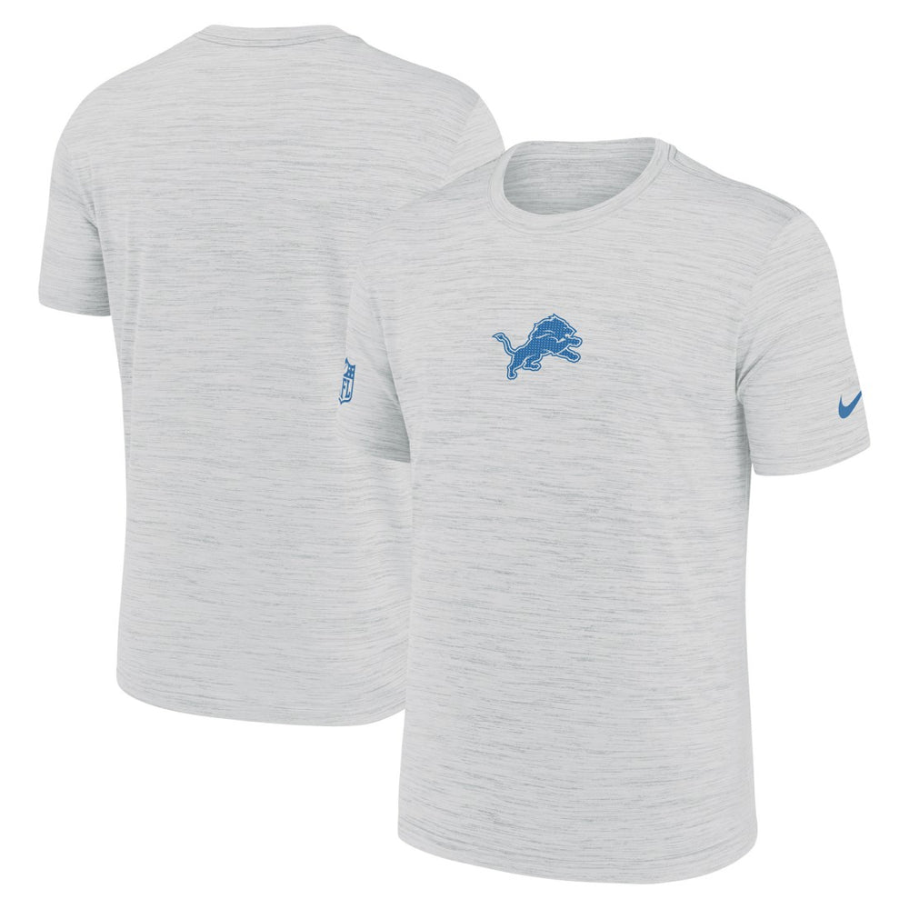 Detroit Lions Sideline Velocity Dri-FIT T-Shirt - Ash | Nike for Sale