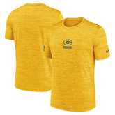 Green Bay Packers Sideline Velocity Dri-FIT T-Shirt - Gold | Nike for Sale