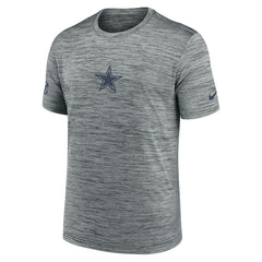 Dallas Cowboys Sideline Velocity Dri-FIT T-Shirt - Gray | Nike for Sale