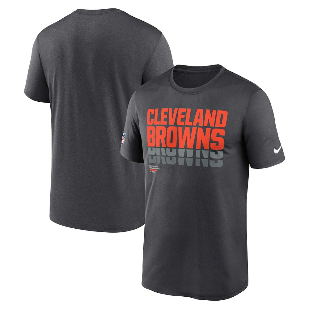 Cleveland Browns Sideline Legend Dri-FIT T-Shirt Charcoal | Nike for Sale