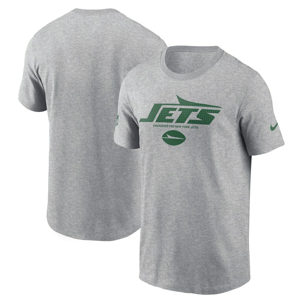 New York Jets Sideline Dri-FIT T-Shirt Heather Gray | Nike for Sale