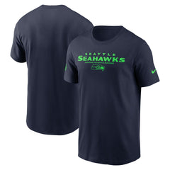 Seattle Seahawks Sideline Dri-FIT T-Shirt College Navy | Nike for Sale