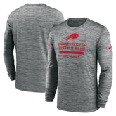 Buffalo Bills Sideline Velocity Performance Long Sleeve T-Shirt - Gray | Nike for Sale