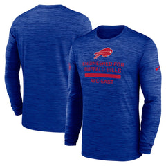 Buffalo Bills Sideline Velocity Performance Long Sleeve T-Shirt - Royal | Nike for Sale