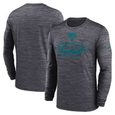Jacksonville Jaguars Sideline Velocity Performance Long Sleeve T-Shirt - Black | Nike for Sale