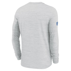 Detroit Lions Sideline Velocity Performance Long Sleeve T-Shirt - Ash | Nike for Sale