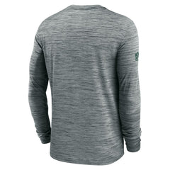 Green Bay Packers Sideline Velocity Performance Long Sleeve T-Shirt - Gray | Nike for Sale