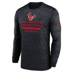 Houston Texans Sideline Velocity Performance Long Sleeve T-Shirt - Navy | Nike for Sale
