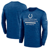 Indianapolis Colts Sideline Velocity Performance Long Sleeve T-Shirt - Royal | Nike for Sale