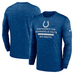 Indianapolis Colts Sideline Velocity Performance Long Sleeve T-Shirt - Royal | Nike for Sale