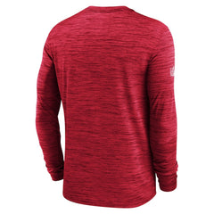 Kansas City Chiefs Sideline Velocity Performance Long Sleeve T-Shirt - Red | Nike for Sale
