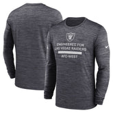 Las Vegas Raiders Sideline Velocity Performance Long Sleeve T-Shirt - Black | Nike for Sale