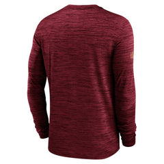 San Francisco 49ers Sideline Velocity Performance Long Sleeve T-Shirt - Scarlet | Nike for Sale