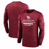 Arizona Cardinals Sideline Velocity Performance Long Sleeve T-Shirt - Cardinal | Nike for Sale