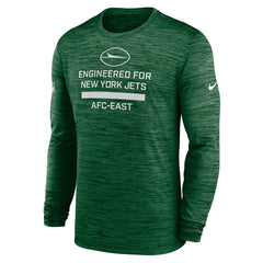New York Jets Sideline Velocity Performance Long Sleeve T-Shirt - Green | Nike for Sale
