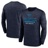 Tennessee Titans Sideline Velocity Performance Long Sleeve T-Shirt - Navy | Nike for Sale
