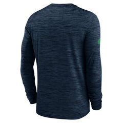 Seattle Seahawks Sideline Velocity Performance Long Sleeve T-Shirt - College Navy | Nike for Sale