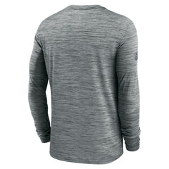 Dallas Cowboys Sideline Velocity Performance Long Sleeve T-Shirt - Gray | Nike for Sale