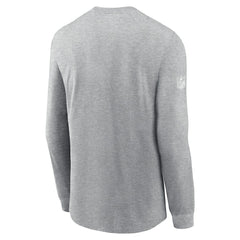 Arizona Cardinals Sideline Dri-FIT Long Sleeve T-Shirt Heather Gray | Nike for Sale