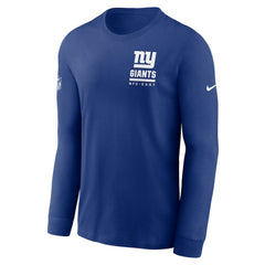 New York Giants Sideline Dri-FIT Long Sleeve T-Shirt Royal | Nike for Sale