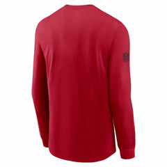 San Francisco 49ers Sideline Dri-FIT Long Sleeve T-Shirt Scarlet | Nike for Sale