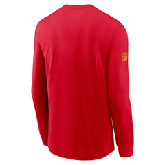 Kansas City Chiefs Sideline Dri-FIT Long Sleeve T-Shirt Red | Nike for Sale