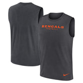 Cincinnati Bengals Primetime Legend Dri-FIT Muscle Tank Top Charcoal | Nike for Sale