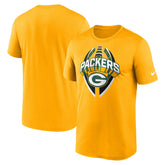Green Bay Packers Legend Icon Performance T-Shirt Gold | Nike for Sale