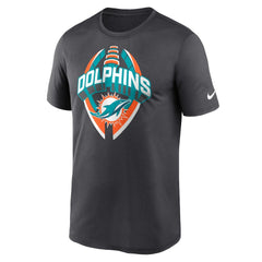 Miami Dolphins Legend Icon Performance T-Shirt Gray | Nike for Sale