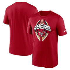 San Francisco 49ers Legend Icon Performance T-Shirt Scarlet | Nike for Sale