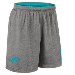 Miami Dolphins Sideline Reversible Dri-FIT Shorts Aqua | Nike for Sale