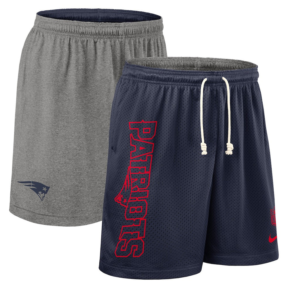 New England Patriots Sideline Reversible Dri-FIT Shorts Navy | Nike for Sale
