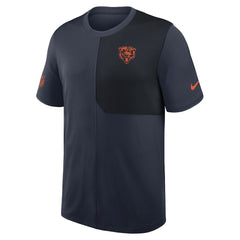 Chicago Bears Sideline UV Dri-Fit Coach Shirt Navy | Nike for Sale