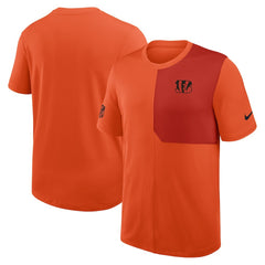Cincinnati Bengals Sideline UV Dri-Fit Coach Shirt Orange | Nike for Sale