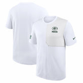 Green Bay Packers Sideline UV Dri-Fit Coach Shirt White | Nike for Sale