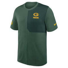 Green Bay Packers Sideline UV Dri-Fit Coach Shirt Green | Nike for Sale