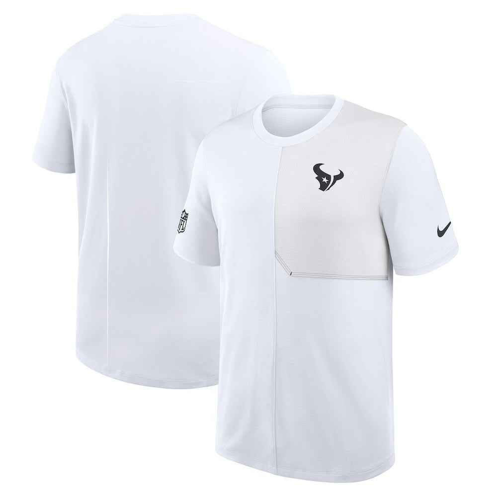 Houston Texans Sideline UV Dri-Fit Coach Shirt White | Nike for Sale